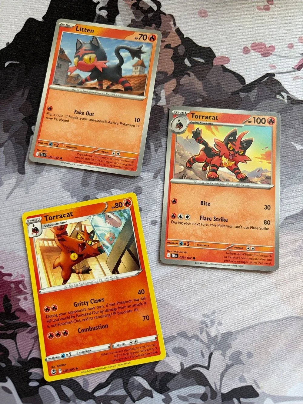Litten & Torracat Collection Lot | 3 Pokémon Cards | ✨5/$25✨